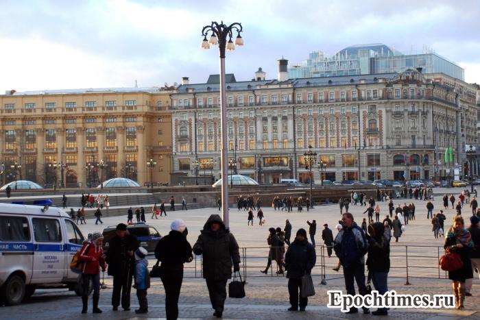 Манежная площадь, Москва. Фото: Юлия Цигун/Великая Эпоха (The Epoch Times)