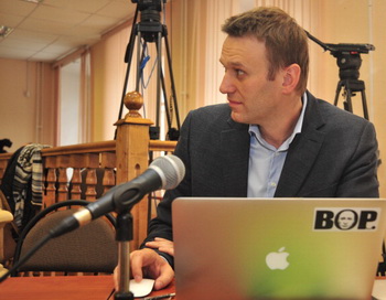 Кандидат в мэры Москвы Алексей Навальный. Фото: SERGEY BROVKO/AFP/Getty Images