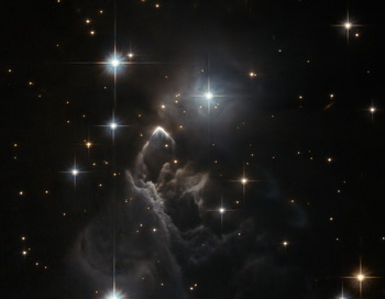 Туманность IRAS 05437+2502. Фото с сайта spacetelescope.org