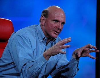 Нынешний глава Microsoft Стив Балмер. Фото: David Geller/Flickr.com