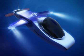 Новые глубины: Изображение Virgin Oceanic`s DeepFlight Challenger. Одноместная подводная лодка установлена для путешествия на дно Challenger Deep, известного как самая глубокая впадина в океане. (Источник Virgin Oceanic)