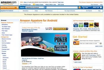 Скриншот нового отдела приложений Amazon Appstore. Великая Эпоха (The Epoch Times)