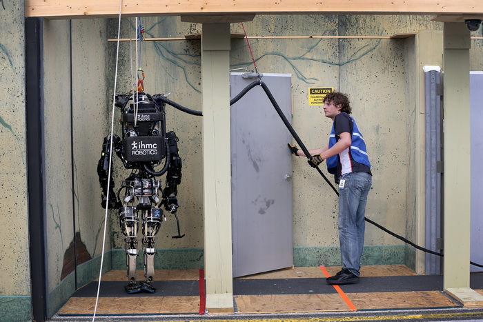Фирма IHMC Robotics завоевала второе место. Фото: Joe Raedle/Getty Images