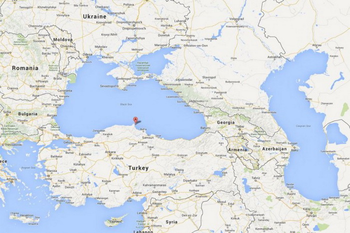 На снимке показано местоположение церкви. Фото: Google Maps