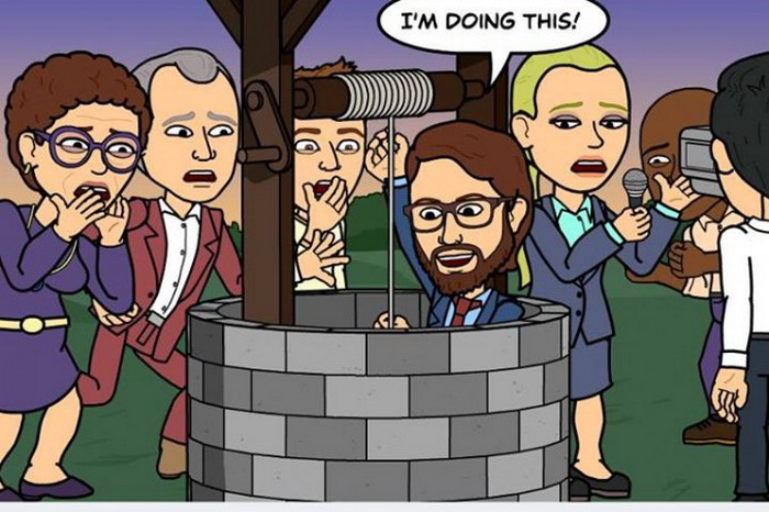 Так выглядят уведомления, поступающие от приложения Bitstrips. Фото: Facebook