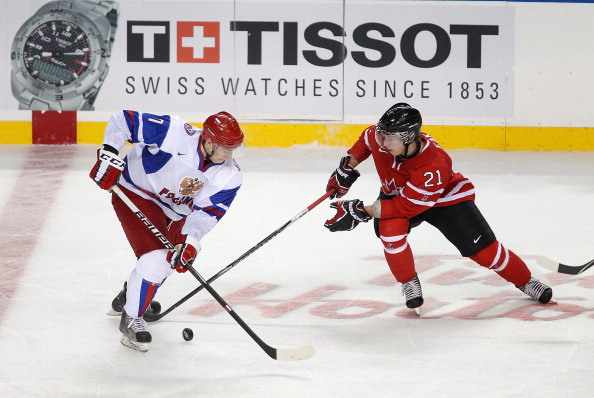 Россия - Канада - 5:3 . Игра в хоккей. Фото: Rick Stewart/Getty Images