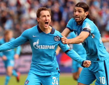Владимир Быстров (L), Дани (R). Фото: Kirill KUDRYAVTSEV/Epsilon/Getty Images