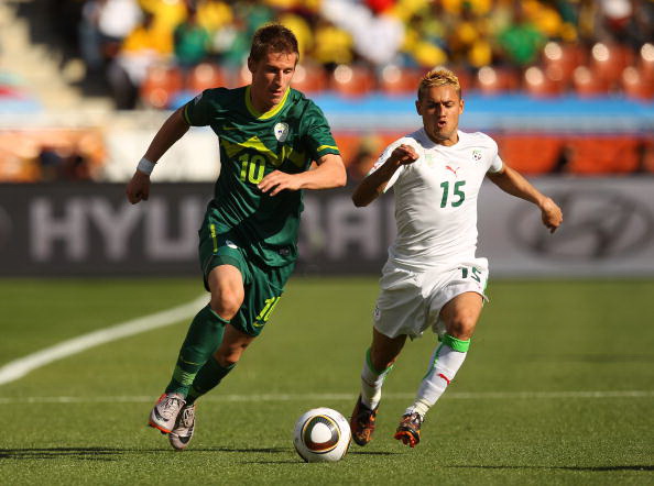 Кубок мира 2010. Словения – Алжир 1:0. Фото: Cameron SPENCER, Michael STEELE, Clive ROSE, Clive MASON/Getty Images