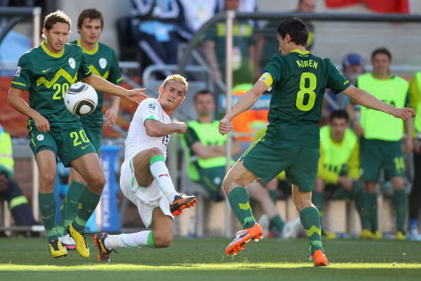 Кубок мира 2010. Словения – Алжир 1:0. Фото: Cameron SPENCER, Michael STEELE, Clive ROSE, Clive MASON/Getty Images