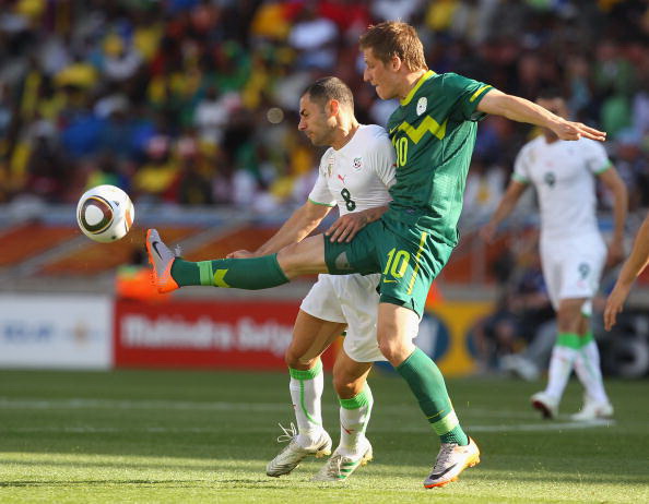 Кубок мира 2010. Словения – Алжир 1:0. Фото: Cameron SPENCER, Michael STEELE, Clive ROSE, Clive MASON/Getty Images
