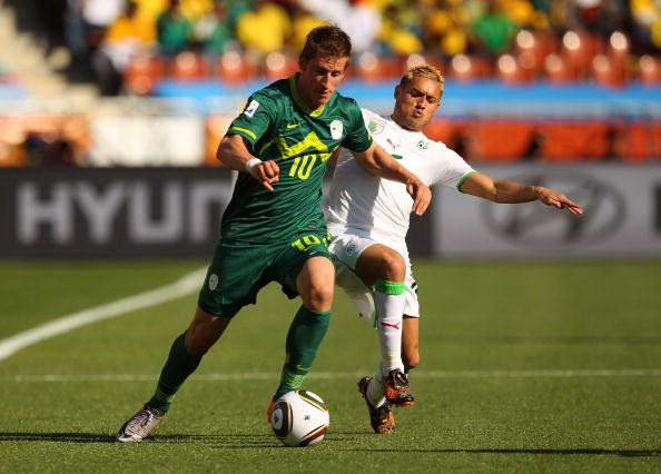 Кубок мира 2010. Словения – Алжир 1:0. Фото: Cameron SPENCER, Michael STEELE, Clive ROSE, Clive MASON/Getty Images