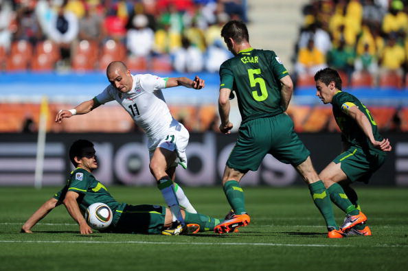 Кубок мира 2010. Словения – Алжир 1:0. Фото: Cameron SPENCER, Michael STEELE, Clive ROSE, Clive MASON/Getty Images