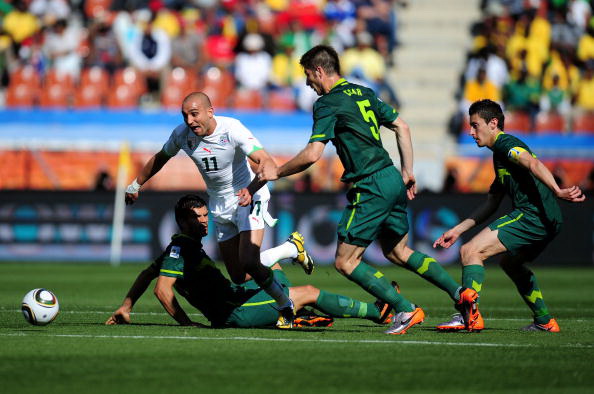 Кубок мира 2010. Словения – Алжир 1:0. Фото: Cameron SPENCER, Michael STEELE, Clive ROSE, Clive MASON/Getty Images