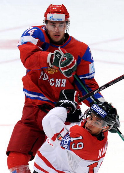 ЧМ-2010: Россия разгромила Канаду. Фото: Martin ROSE, Alexander NEMENOV/Bongarts/Getty Images