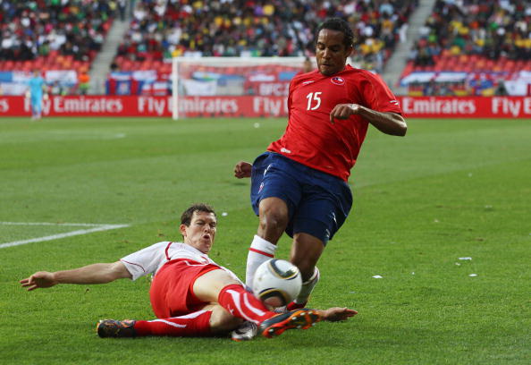 Чили – Швейцария. Фото: Ian WALTON, Phil COLE, Stuart FRANKLIN, Martin ROSE/Getty Images