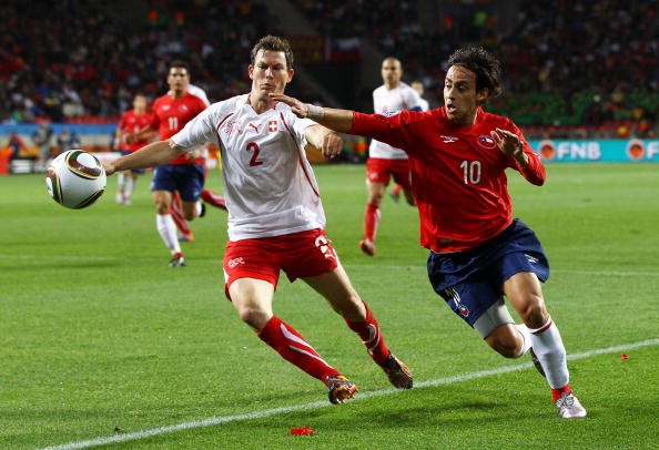 Чили – Швейцария. Фото: Ian WALTON, Phil COLE, Stuart FRANKLIN, Martin ROSE/Getty Images