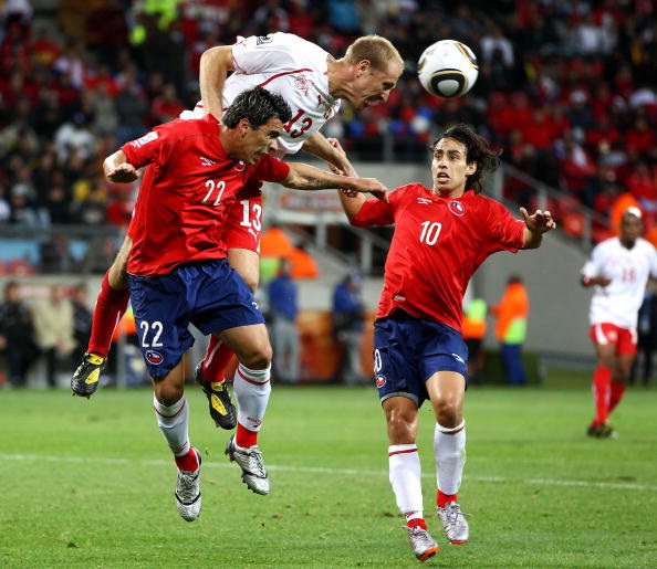 Чили – Швейцария. Фото: Ian WALTON, Phil COLE, Stuart FRANKLIN, Martin ROSE/Getty Images