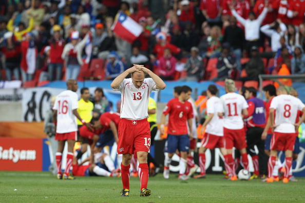 Чили – Швейцария. Фото: Ian WALTON, Phil COLE, Stuart FRANKLIN, Martin ROSE/Getty Images