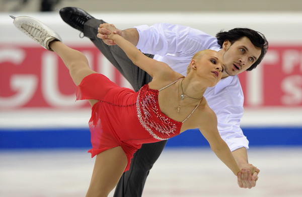 Мария Мухортова и Максим Траньков. Фото: Yuri KADOBNOV/AFP/Getty Images