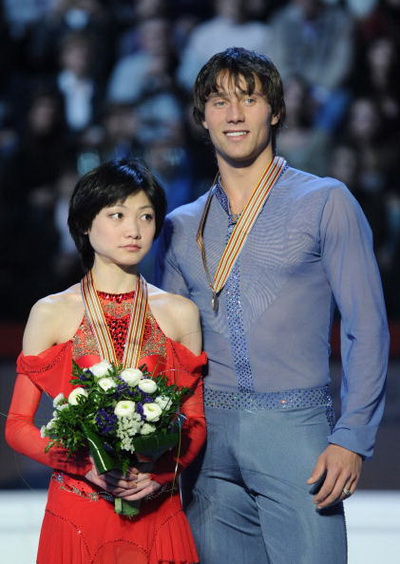 Юко Кавагути и Александр Смирнов. Фото: Yuri  KADOBNOV/AFP/Getty Images