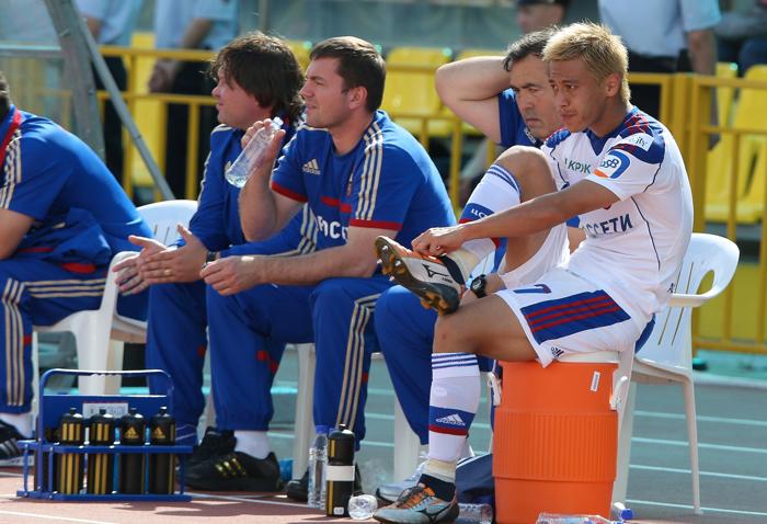 ЦСКА и «Рубин» разошлись нулевой ничьей в матче 4 тура российского чемпионата на центральном стадионе в Казани 4 августа 2013 года. Фото: Epsilon/Getty Images