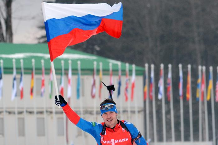 Евгений Устюгов стал вторым в личных спринтерских гонках. KIRILL KUDRYAVTSEV/AFP/Getty Images