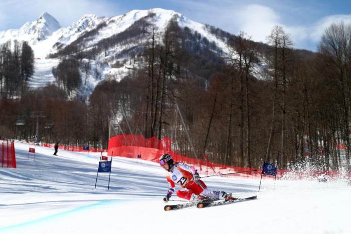 На Кубке Европы по горнолыжному спорту 14 марта 2013 года в Сочи. Фото: Clive Rose/Getty Images
