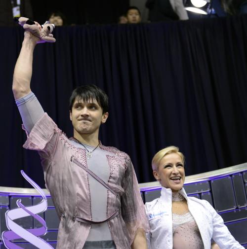 Волосожар и Траньков стали чемпионами мира. Фото: BRENDAN SMIALOWSKI/AFP/Getty Images