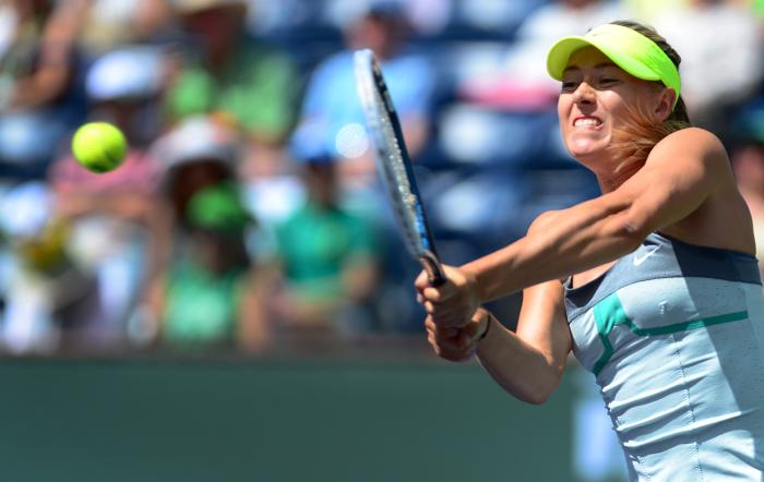 Мария Шарапова победила в престижном турнире WTA Индиан-Уэллса. Фото: FREDERIC J. BROWN/AFP/Getty Images