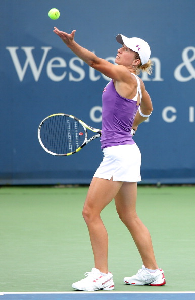 Светлана Кузнецова вышла во второй круг чемпионата Southern Open в Цинциннати. Фото: Elsa/Getty Images