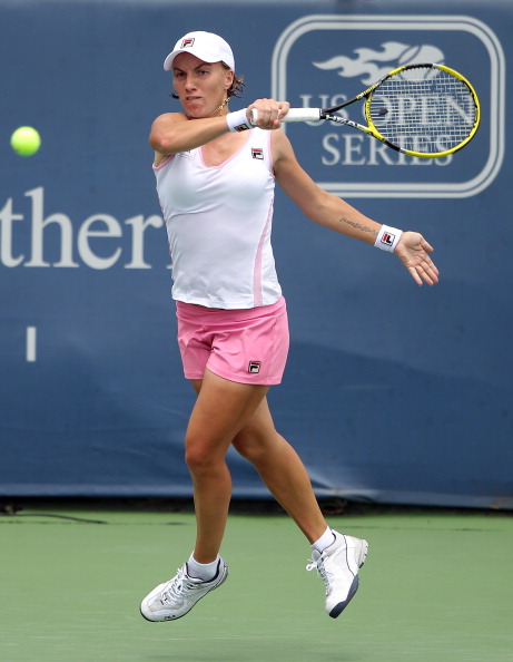 Светлана Кузнецова вышла во второй круг чемпионата Southern Open в Цинциннати. Фото: Elsa/Getty Images