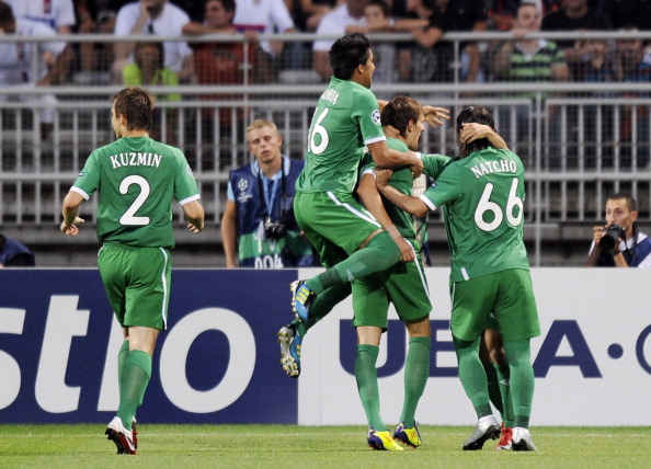 «Лион» выиграл у «Рубина» со счетом 3:1. Фоторепортаж с матча Фото: PHILIPPE DESMAZES/AFP/Getty Images