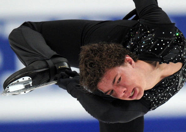 ЧМ по фигурному катанию.  Мужская короткая программа.  Фото:  ALEXANDER NEMENOV/YURI KADOBNOV/AFP/Getty Images