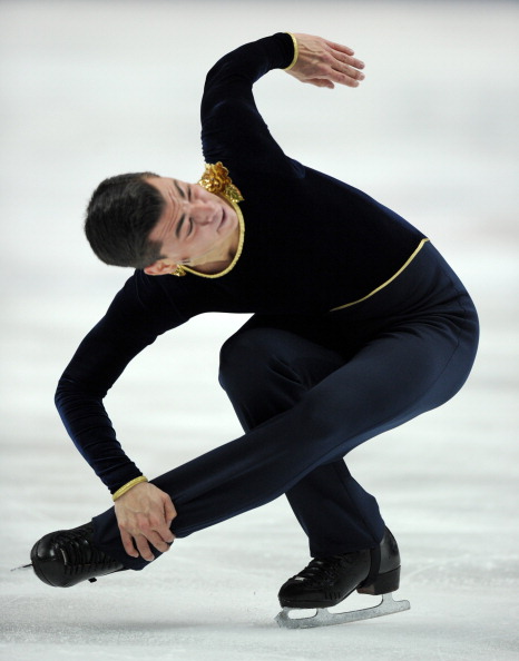 ЧМ по фигурному катанию.  Мужская короткая программа.  Фото:  ALEXANDER NEMENOV/YURI KADOBNOV/AFP/Getty Images