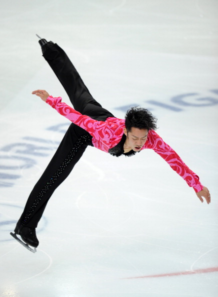ЧМ по фигурному катанию.  Мужская короткая программа.  Фото:  ALEXANDER NEMENOV/YURI KADOBNOV/AFP/Getty Images