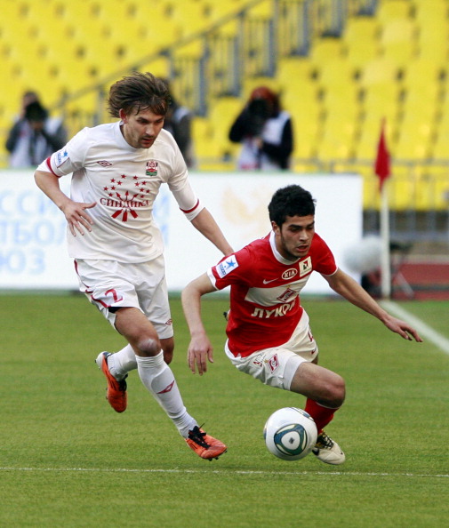 Московский «Спартак» выиграл у «Спартака» Нальчика матч со счетом 1:0. Фото:  Dmitry Korotayev/Epsilon/Getty Images 