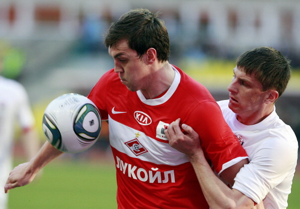 Московский «Спартак» выиграл у «Спартака» Нальчика матч со счетом 1:0. Фото:  Dmitry Korotayev/Epsilon/Getty Images 