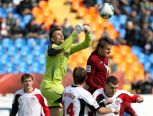 «Рубин»  - «Амкара» 1:1. Гол в собственные ворота забил Роман Шаронов. Фото: Roman Kruchinin/Epsilon/Getty Images