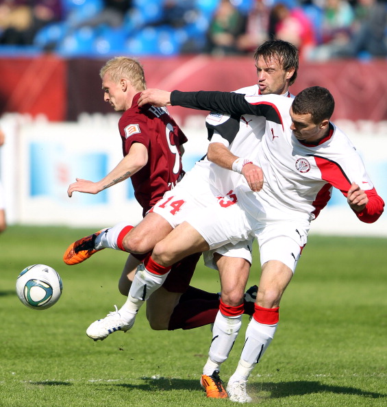 «Рубин»  - «Амкара» 1:1. Гол в собственные ворота забил Роман Шаронов. Фото: Roman Kruchinin/Epsilon/Getty Images