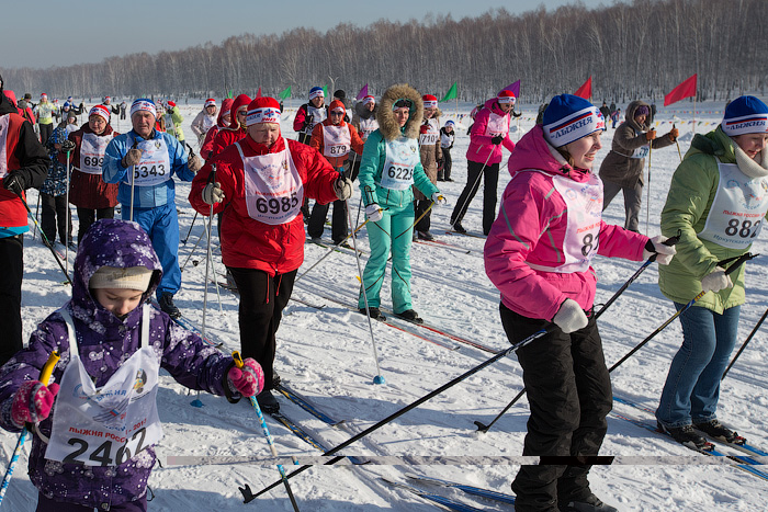 Лыжня России - 2013. Иркутск. Фото: Николай Ошкай/Великая Эпоха (The Epoch Times)