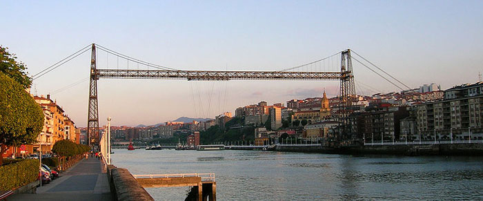 Бискайский мост-транспортер, Испания. Фото: Javier Mediavilla Ezquibela/commons.wikimedia.org