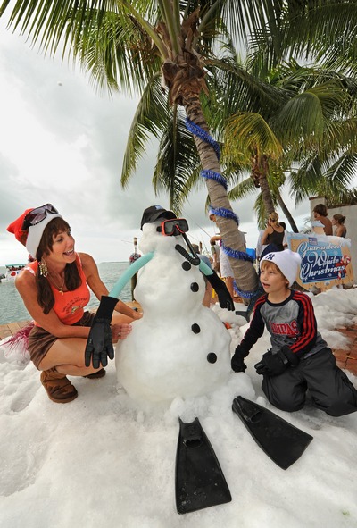 Мир празднует Новый год. Новый год Florida Keys News Bureau, Cyndi Livingston.  Фото: ONeal/Florida Keys News Bureau via Getty Images