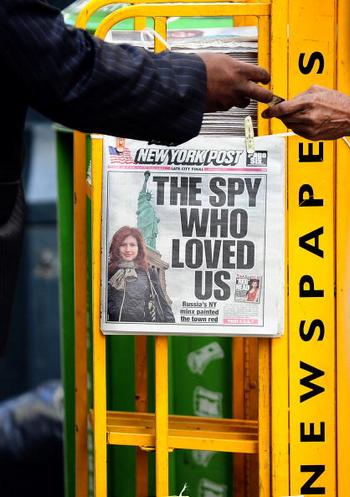 Анна Чапман  (Anna Chapman) вызвала опасения британской разведки. Фото: EMMANUEL DUNAND/AFP/Getty Images
