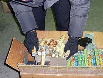 Две тонны нелегальных фейерверков конфискованы в Падуе. Фото с megairk.ru