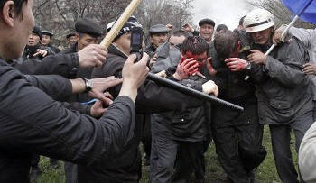 В Жанаозене расстреляли демонстрантов. Фото с etoday.ru