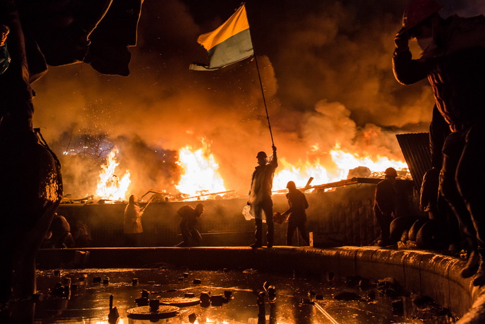 В ходе беспорядков в Киеве пострадали более 200 человек. Фото: Brendan Hoffman/Getty Images