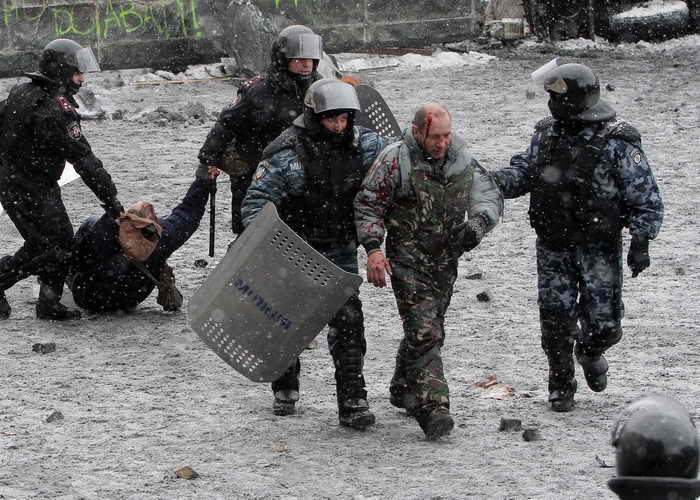 Евросоюз осудил насилие в Киеве. Фото: ANATOLII BOIKO/AFP/Getty Images