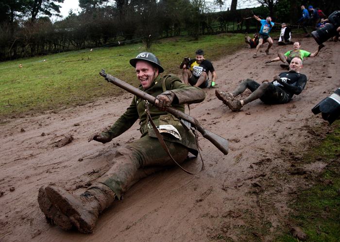 Одно из самых опасных в мире соревнований — Tough Guy Challenge, известное как гонка на выживание, собрала 26 января 2014 года в английском Телфорде самых выносливых мужчин и женщин. Фото: Ben Hoskins/Getty Images