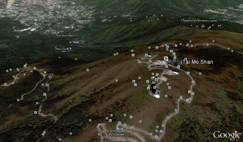 Военная станция мониторинга в Гонконге на снимке Google Earth. Станция якобы используется, чтобы шпионить за жителями Гонконга. Фото: Google