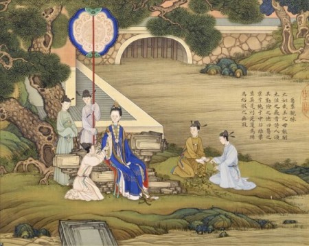 Иллюстрация к стихотворению «Встреча невесты». Иллюстрация: Xin Yuan/Yun Shang/Epoch Times